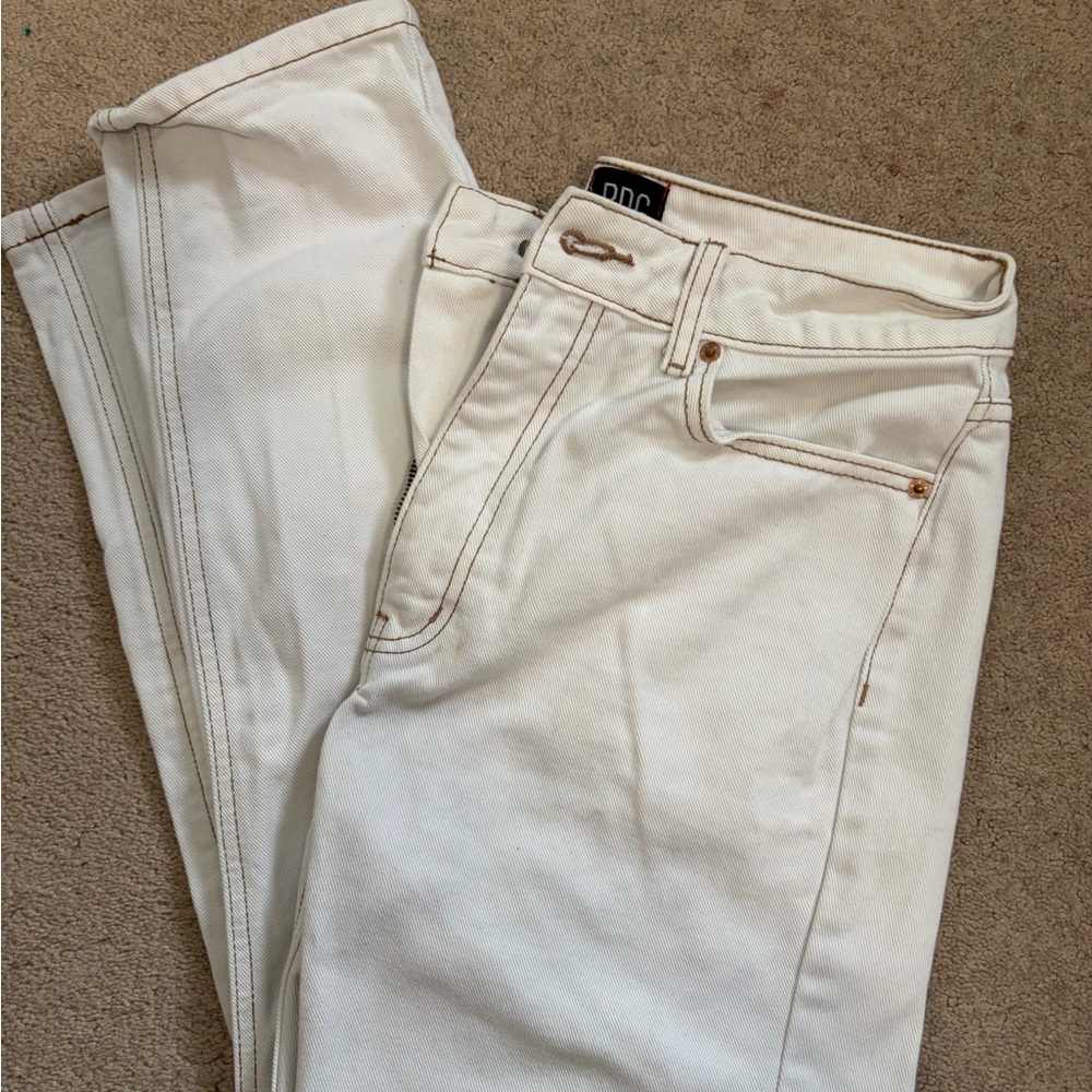 BDG women’s Cream Straight Jeans